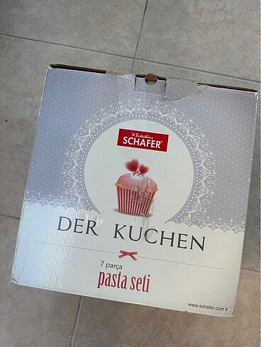 Schafer 6 kişilik pasta seti