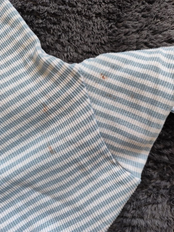 Gri Çizgili İnce Triko Kadın Kazak - Görsel 2