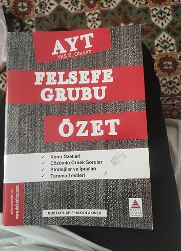 AYT felsefe konu özet kitabı