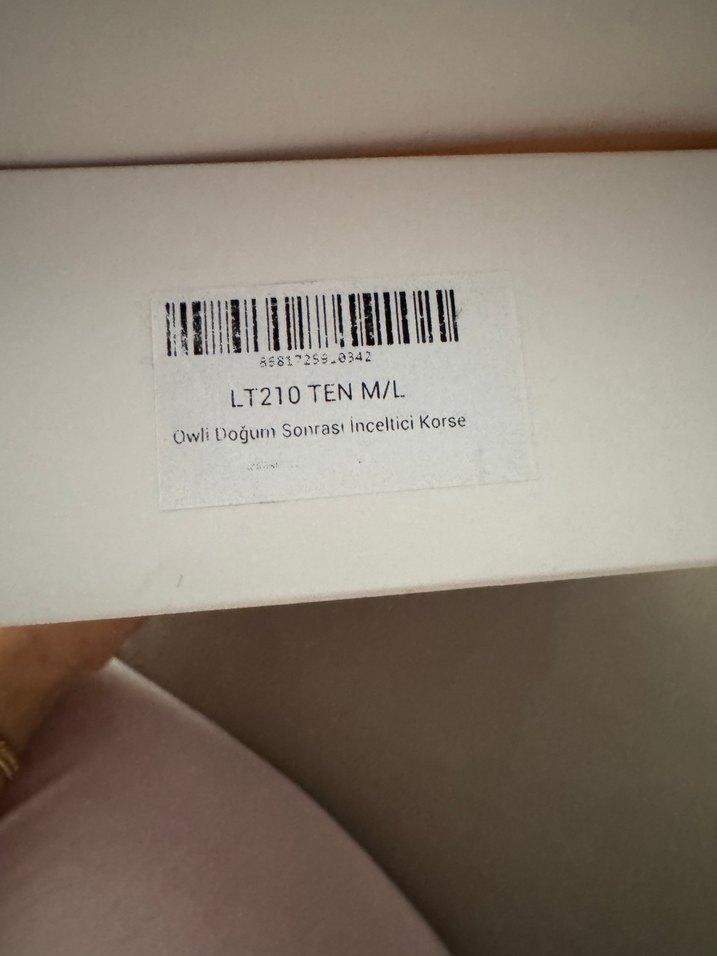 Bej Elastik Hamile Korse inceltici - Görsel 5