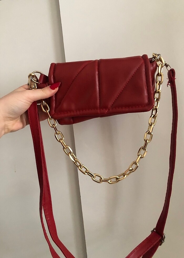 Bordo çanta - Görsel 2