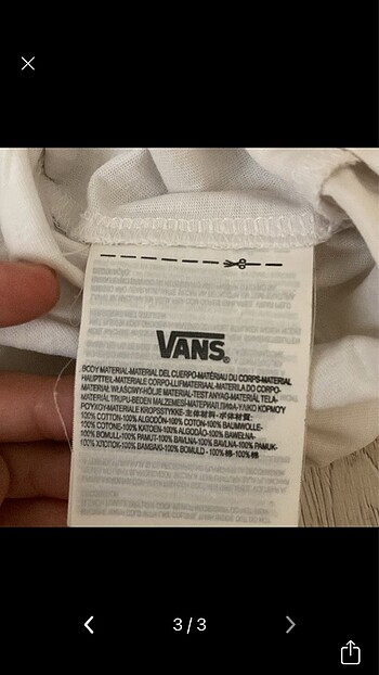 m Beden Vans tişört