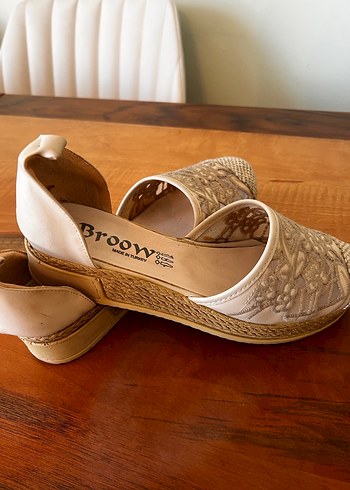 Beyaz Bohem Kadın Dolgu Topuk Espadril - Görsel 3