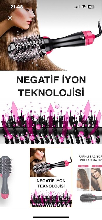  Beden Elektrikli saç şekillendirici
