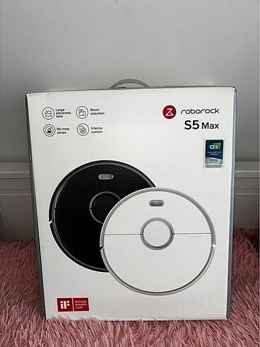 roborock S5 Max Siyah Robot Süpürge - Görsel 3