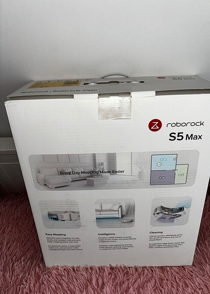 roborock S5 Max Siyah Robot Süpürge - Görsel 5