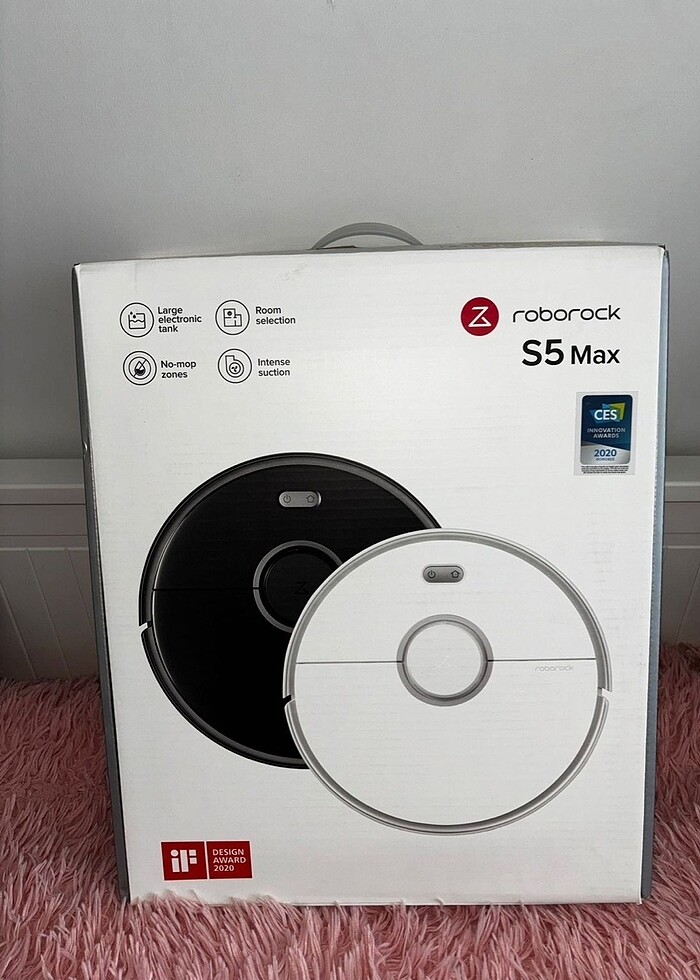 roborock S5 Max Siyah Robot Süpürge - Görsel 3