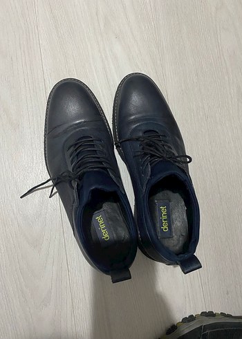 Koyu Mavi Erkek Klasik Ayakkabı - Görsel 2