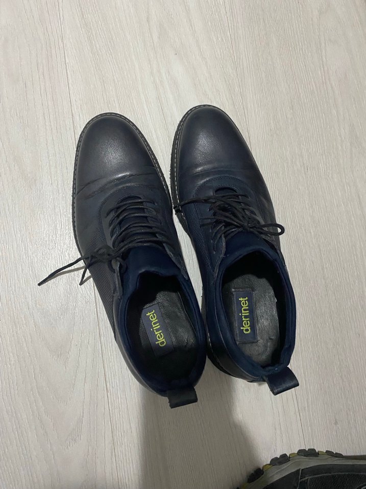 Koyu Mavi Erkek Klasik Ayakkabı - Görsel 2