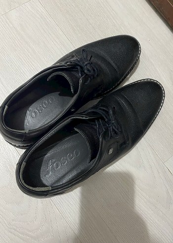 Siyah hakiki Deri Erkek Klasik ayakkabı 39 numara - Görsel 2