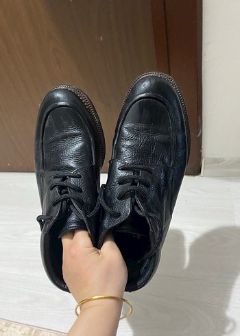 Klasik Siyah Deri Erkek Botları - Görsel 3