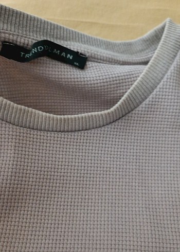 Gri Erkek Loose Fit Kısa Kollu Pijama Takımı - Görsel 2