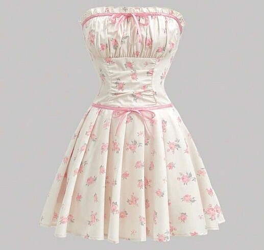 floral pleated dress