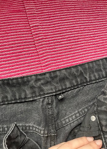 Gri Kadın Denim Pantolon - Görsel 2