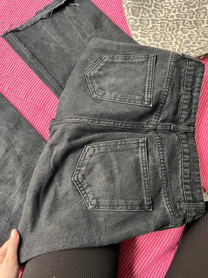 Gri Kadın Denim Pantolon - Görsel 3