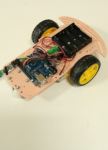 Arduino 2wd Bluetooth Araba - Pembe