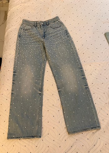 ipekyol Tasli Acik Mavi Denim Jean