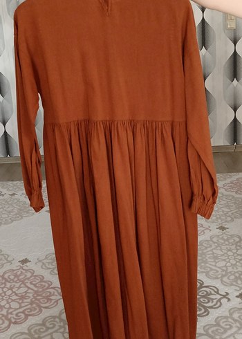 manuka keten elbise - Görsel 2