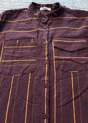 Bordo Uzun Kollu Kadın Kışlık Tunik - Görsel 4