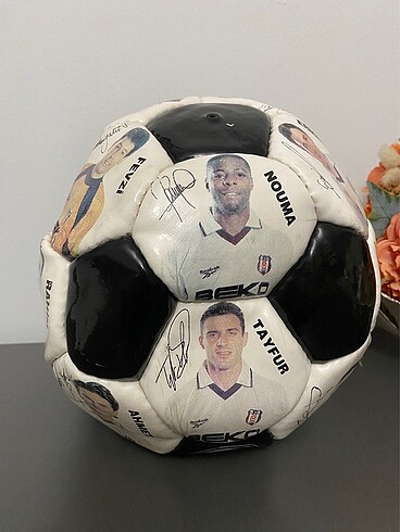  Beden 2000/2001 İmzalı Beşiktaş Futbol Topu