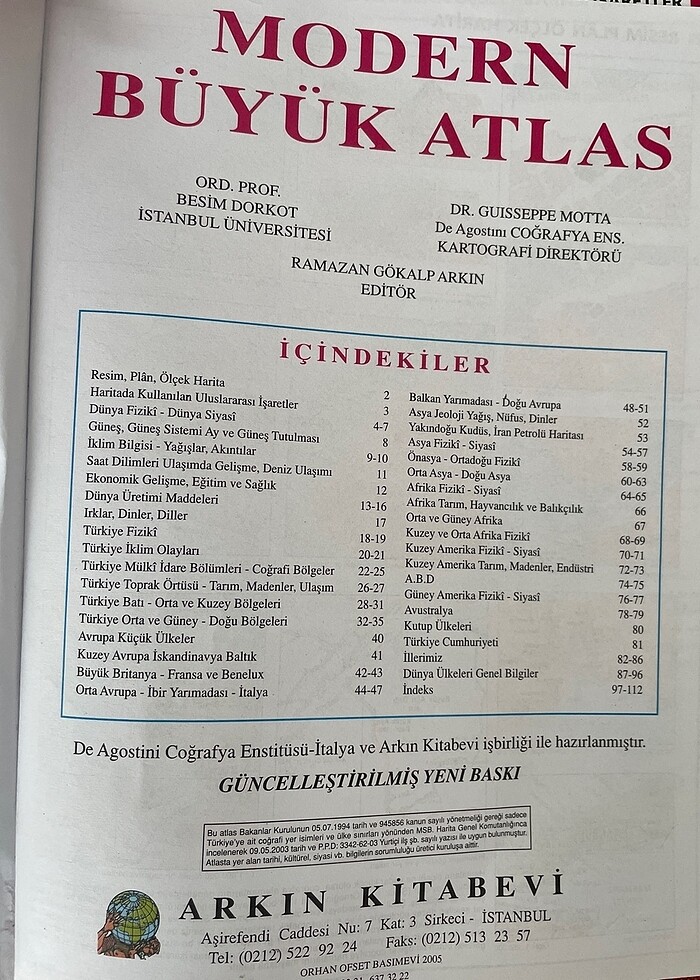 Modern Büyük Atlas - Görsel 3