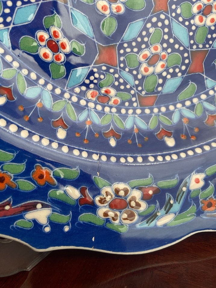 Dekoratif İznik Çini Tabak - Görsel 5
