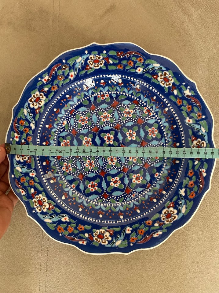 Dekoratif İznik Çini Tabak - Görsel 3