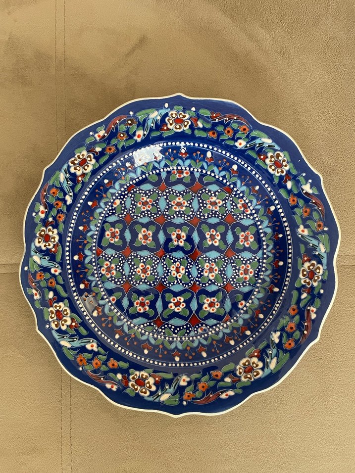 Dekoratif İznik Çini Tabak - Görsel 2