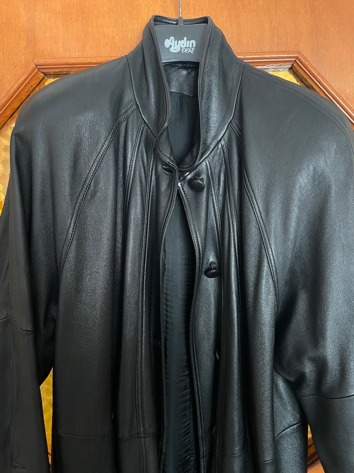 Aydın Deri Kadın Manto - Görsel 4