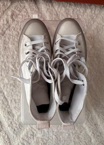 Converse Chuck Taylor Beyaz Sneaker - Görsel 3