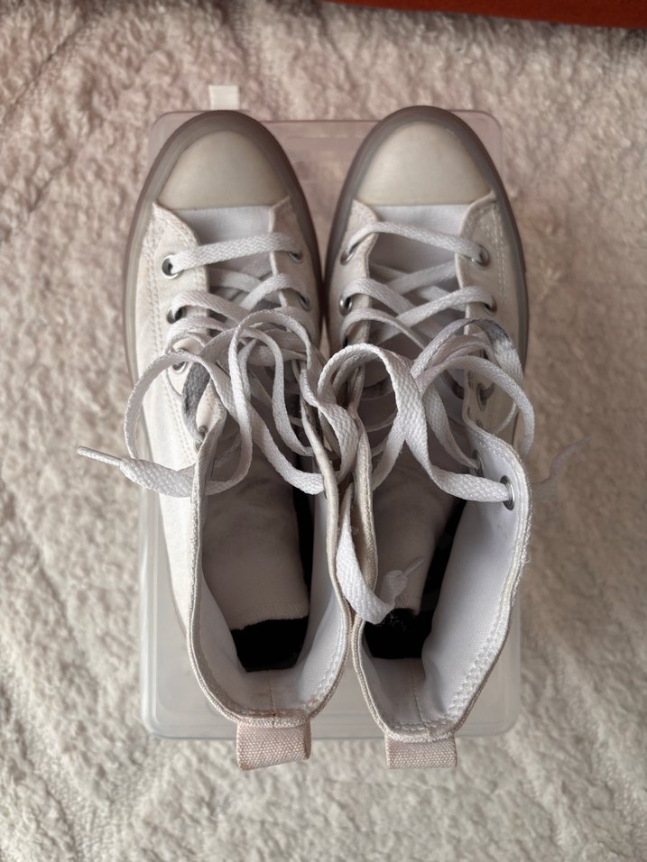 Converse Chuck Taylor Beyaz Sneaker - Görsel 3