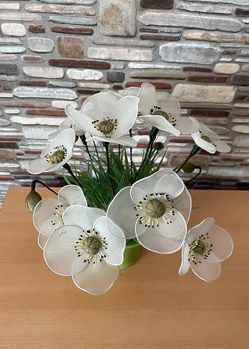 El Yapımı Çorap Çiçek - Görsel 2