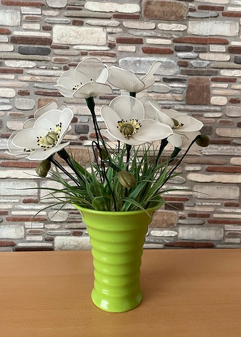 El Yapımı Çorap Çiçek - Görsel 5