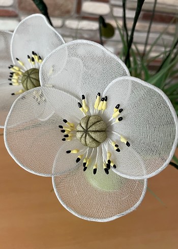 El Yapımı Çorap Çiçek - Görsel 4