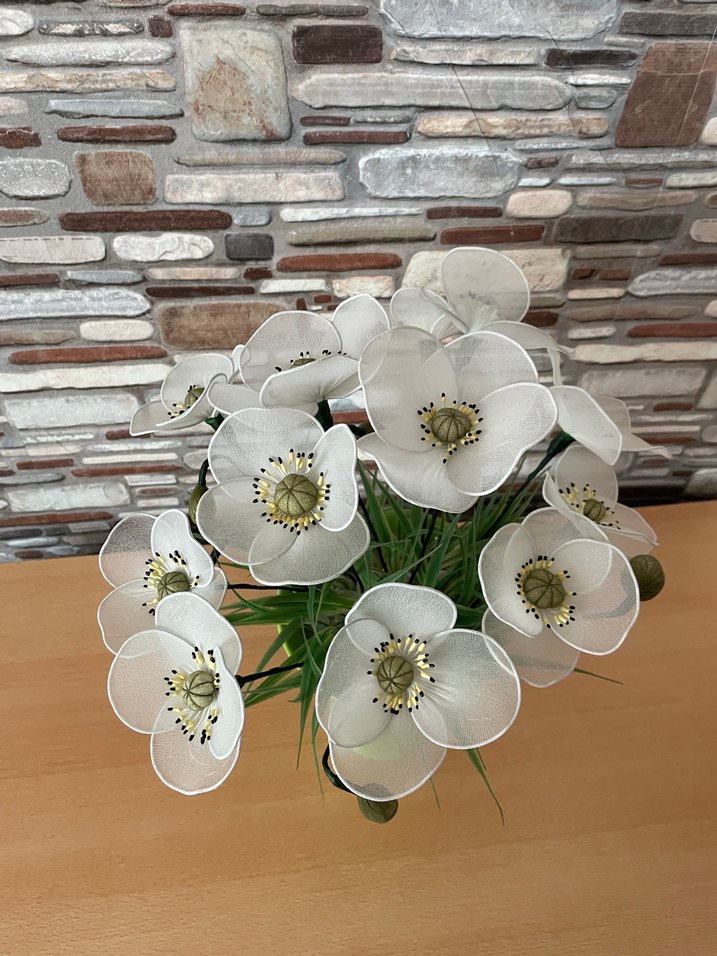 El Yapımı Çorap Çiçek - Görsel 3