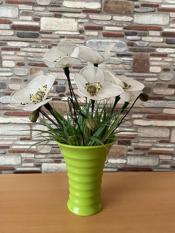 El Yapımı Çorap Çiçek - Görsel 5