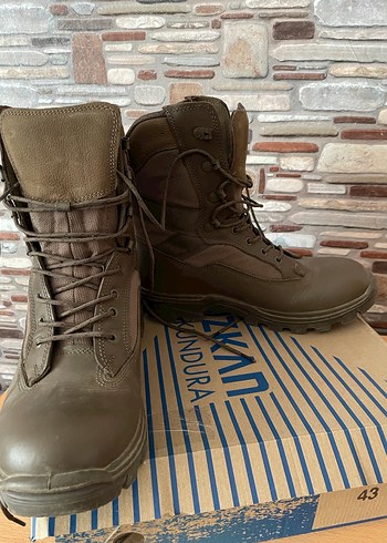 Erkek Kahverengi Askeri Bot - Görsel 5