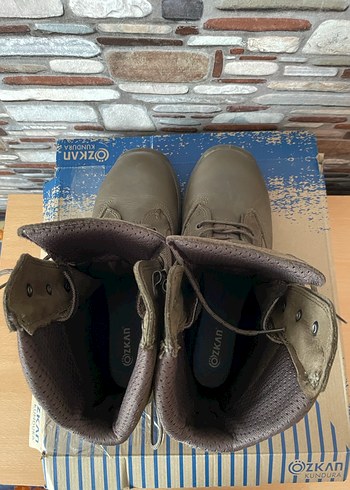 Erkek Kahverengi Askeri Bot - Görsel 6