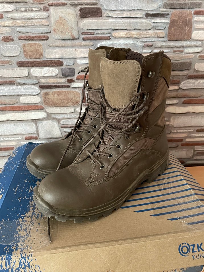 Erkek Kahverengi Askeri Bot - Görsel 4