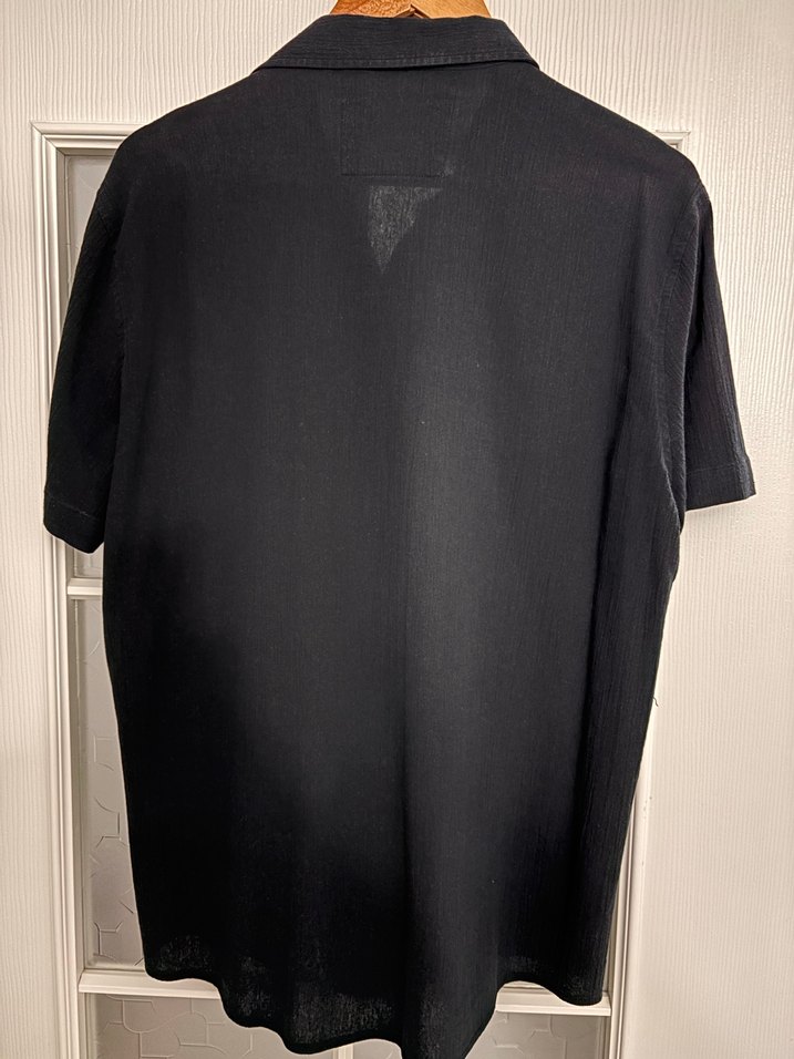 Siyah Erkek Gömlek - Görsel 2