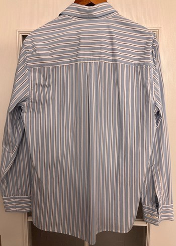 Mavi Çizgili Uzun Kollu Erkek Gömlek - Görsel 2