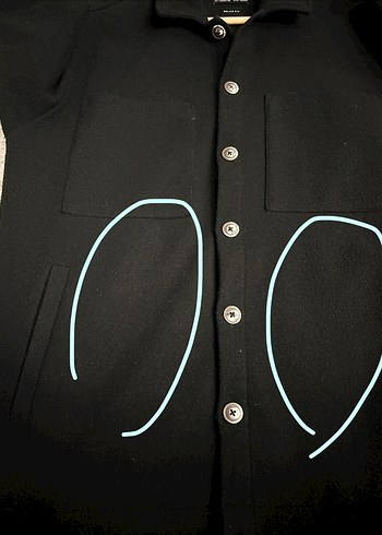 RELAX FiT POLO YAKA GÖMLEK CEKET - Görsel 7