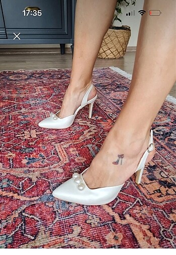 Zara Nikah Nişan Topuklu Ayakkabı