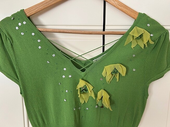 40 Beden Şık bluz # vintage # Perlina #
