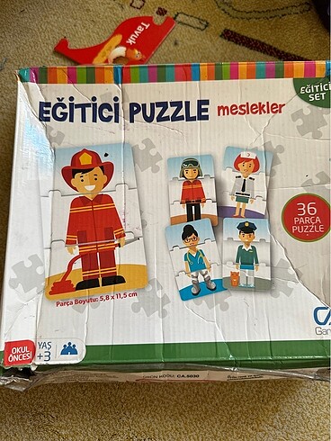 Eğitici Puzzle + 3 yaş