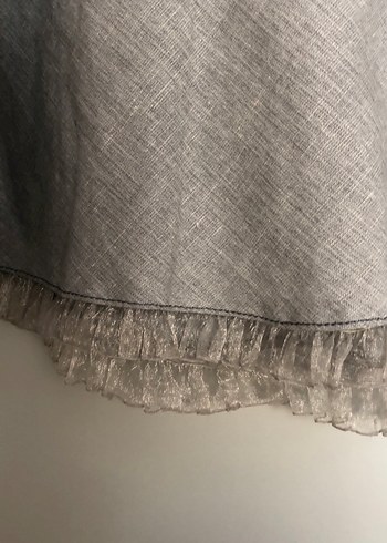 Bohem Midi Hamile Etek Bej Renk - Görsel 4