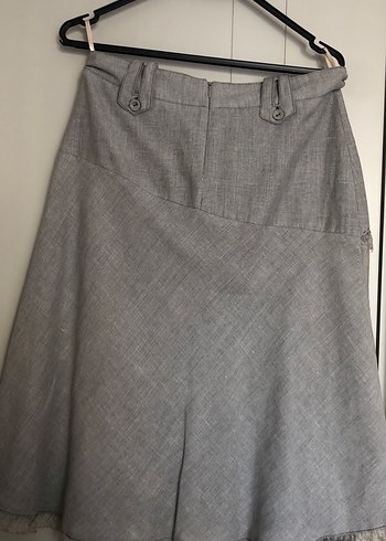 Bohem Midi Hamile Etek Bej Renk - Görsel 6