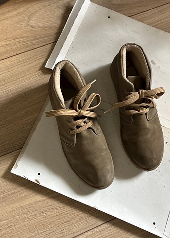 Kadın Bej Bağcıklı Bot - Görsel 3