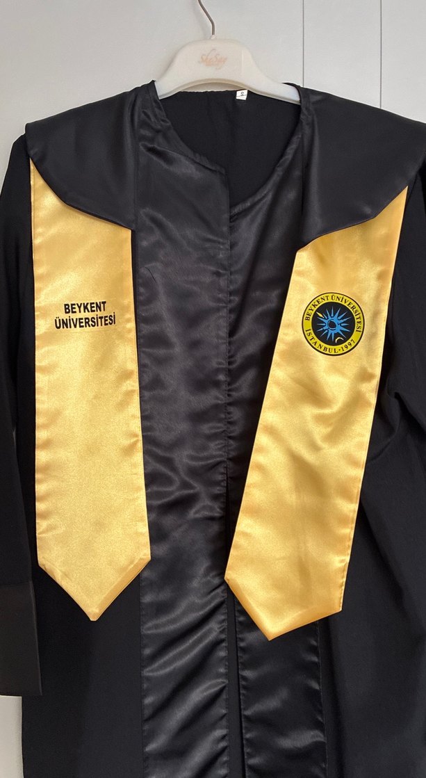 Saten Dokulu Kadın Mezuniyet Elbisesi - Görsel 2