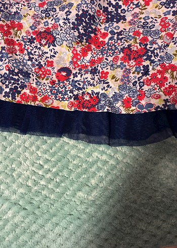 Renkli Midi Bohem elbise - Görsel 5